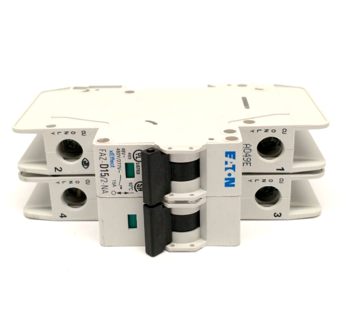 Eaton FAZ-D15/2-NA Minuature Circuit Breaker 2P 15A - Maverick Industrial Sales