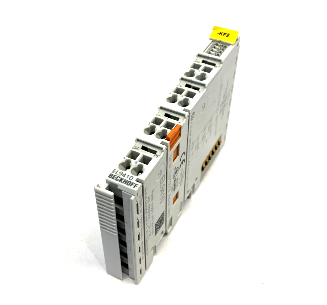 Beckhoff EL9410 Power Supply Unit Terminal For E-bus, With Diagnostics, 24V DC - Maverick Industrial Sales