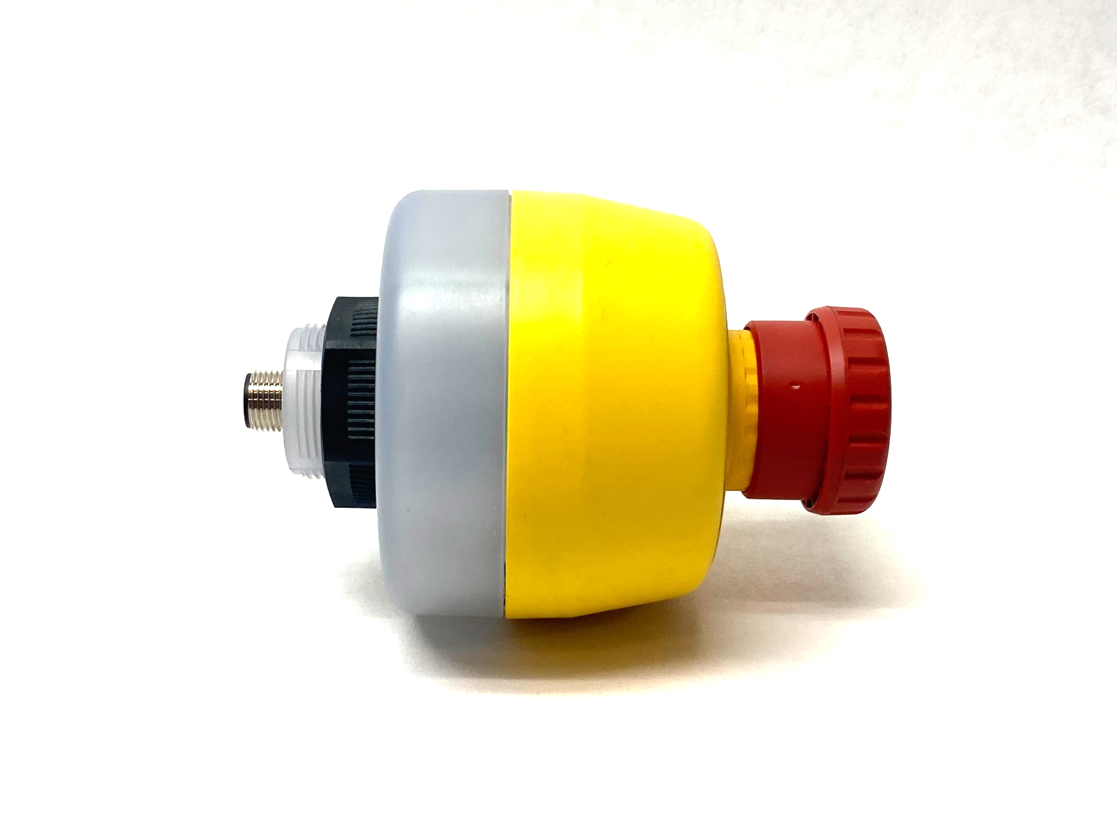 Banner SSA-EB1PLYR-12ECQ8 Illuminated Emergency Stop Pushbutton 30mm Mount 25304 - Maverick Industrial Sales