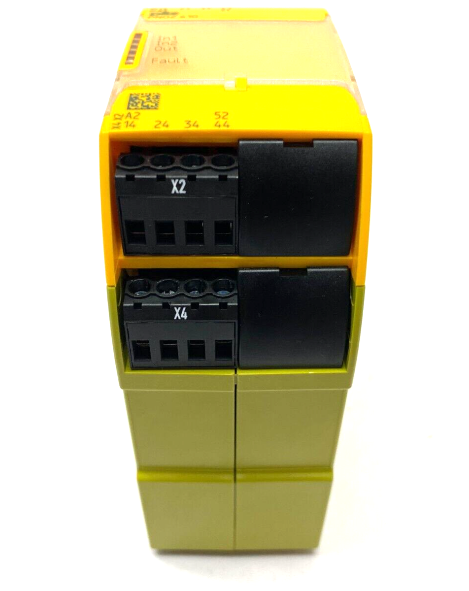 PNOZ s10 24VDC 4n/o 1n/c,750110 | Pilz PNOZ s10 24VDC 4n/o 1n/c PNOZsigma Safety Contact Expansion Module 750110 - Used - Maverick Industrial Sales