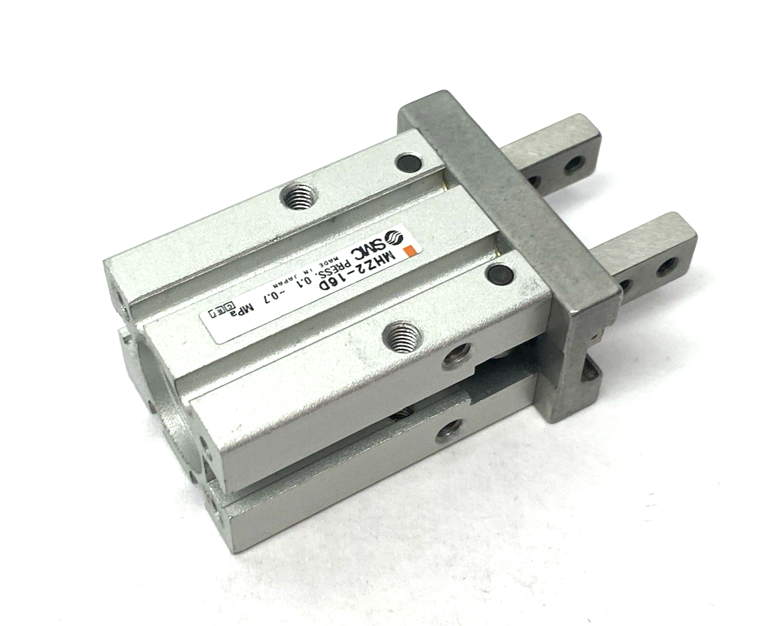 SMC MHZ2-16D 2-Finger Parallel Gripper, Double Acting, 16mm Bore - Maverick Industrial Sales