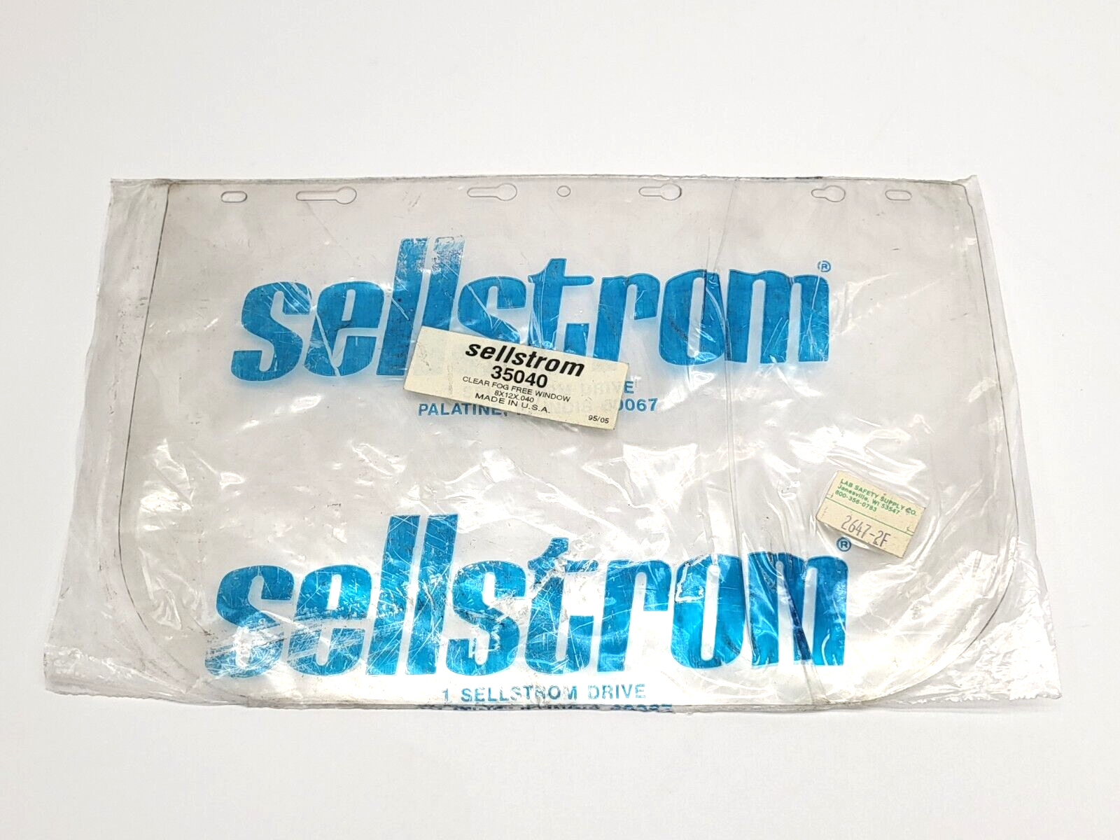 Sellstrom 35040 Clear Fog Free Window - Maverick Industrial Sales