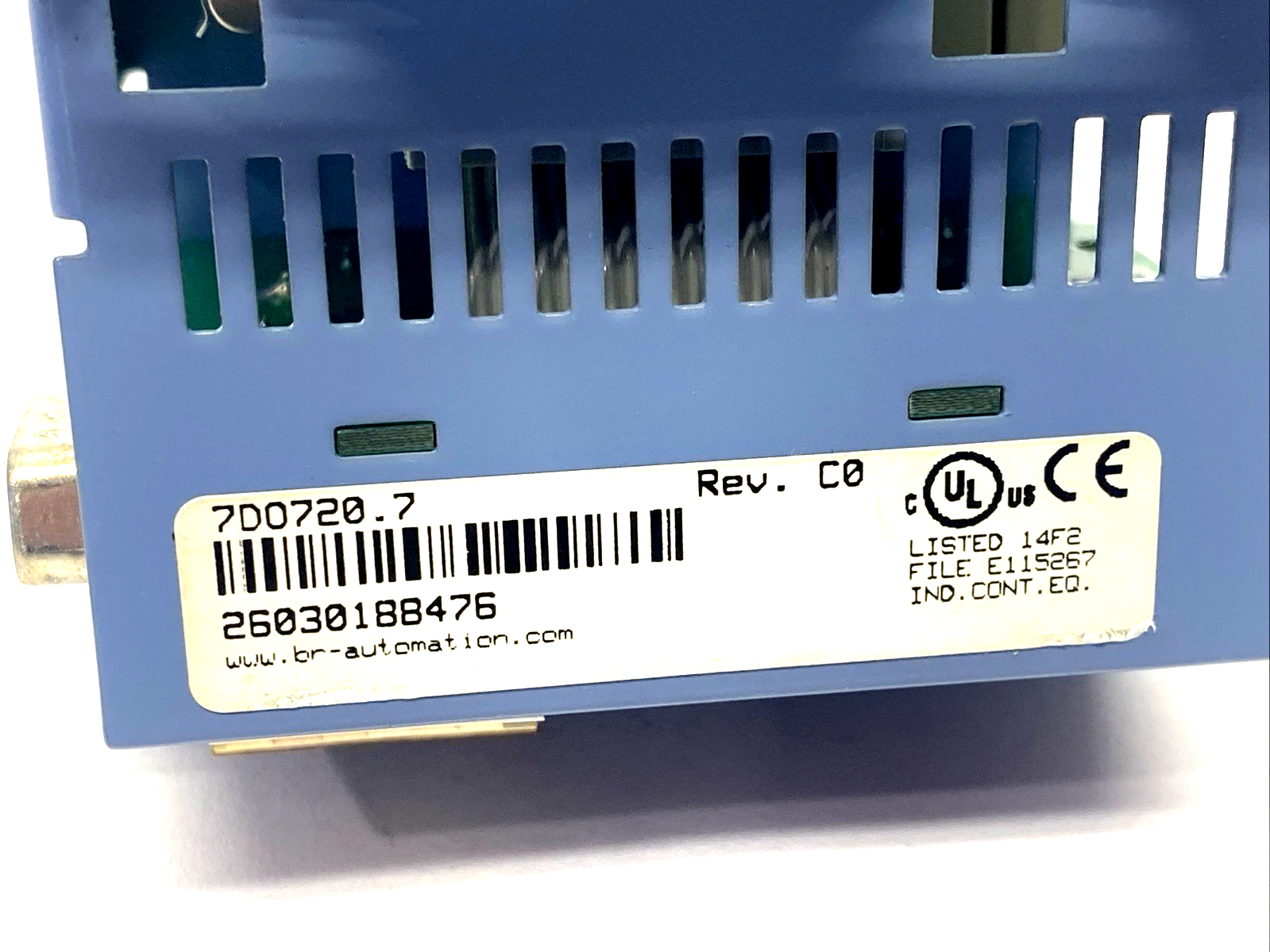 7DO720.7 | B&R Automation Rev. C0 DO720 2003 Digital Output Module, 8 Relay Out - Used - Maverick Industrial Sales