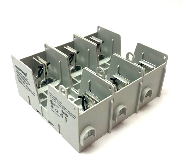 Mersen FB60J100B3 Gen 2 Open-Style Fuse Block Class J 600V, 100A - Maverick Industrial Sales