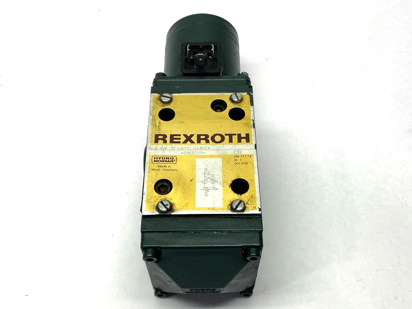 Rexroth 5-4 WE 10 UA11/LG24NZ4 Solenoid Valve - Maverick Industrial Sales