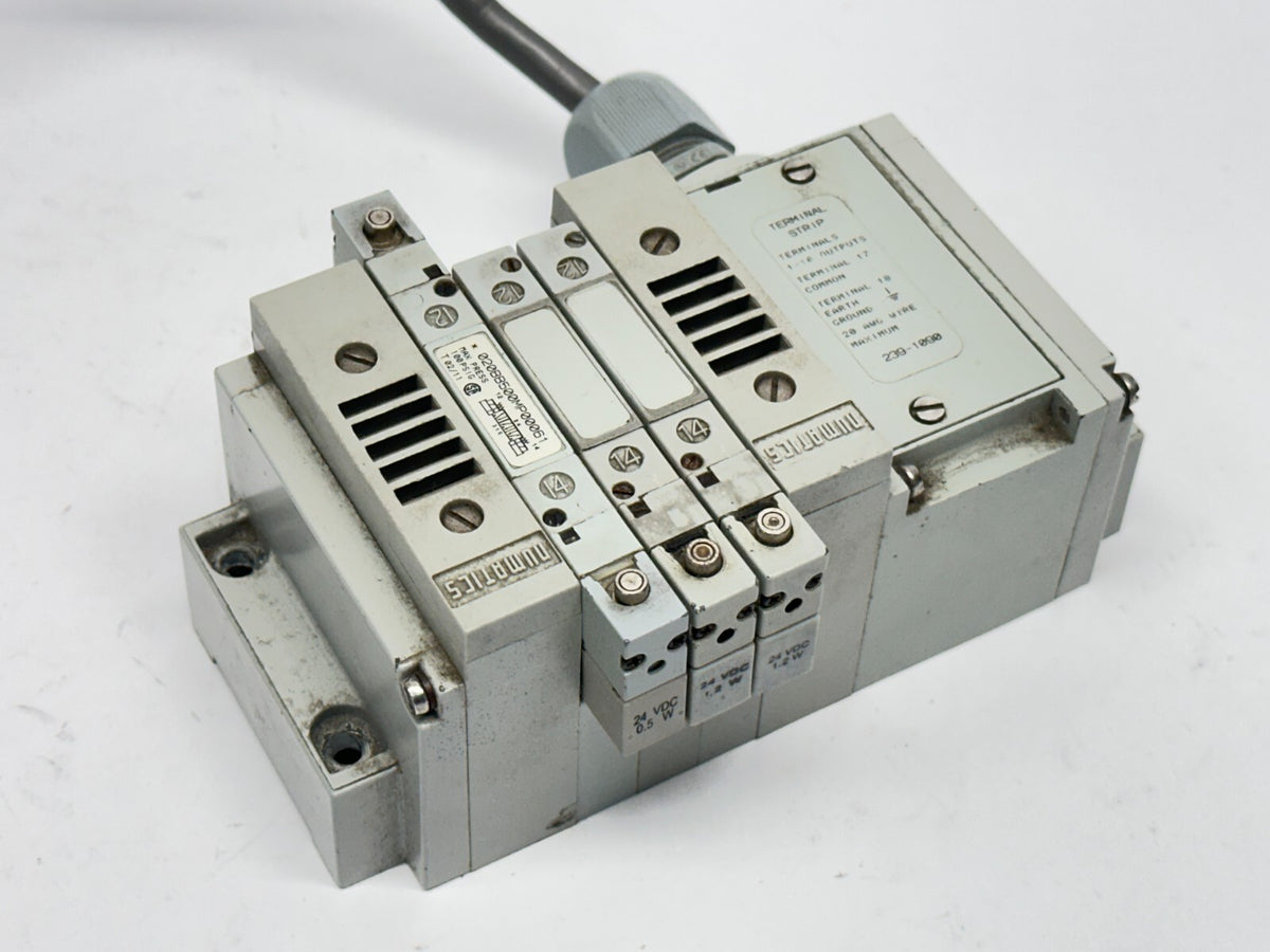 239-1090 | Numatics Manifold Assembly w/ Terminal Strip 020BB500MP00061 - Used - Maverick Industrial Sales