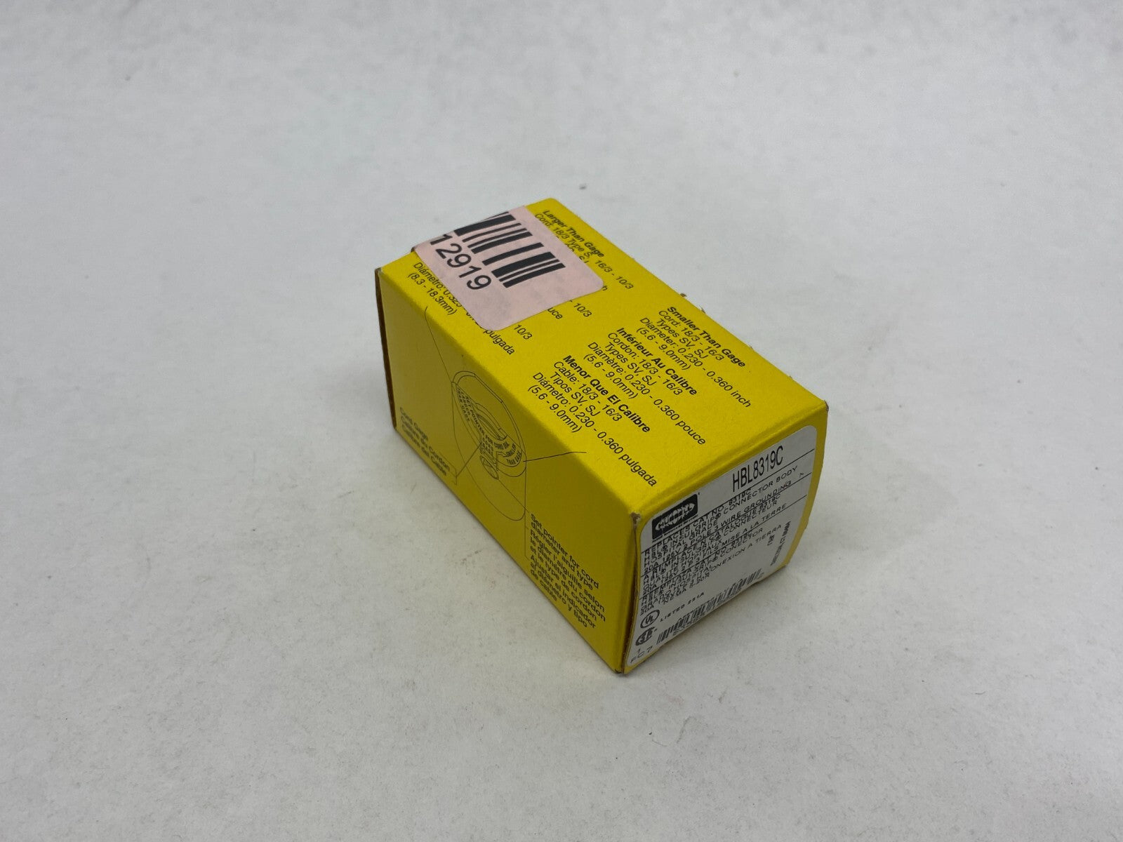 Hubbell HBL8319C Insulgrip Hospital Grade Outlet Receptacle Body 2-Pole 3-Wire - Maverick Industrial Sales