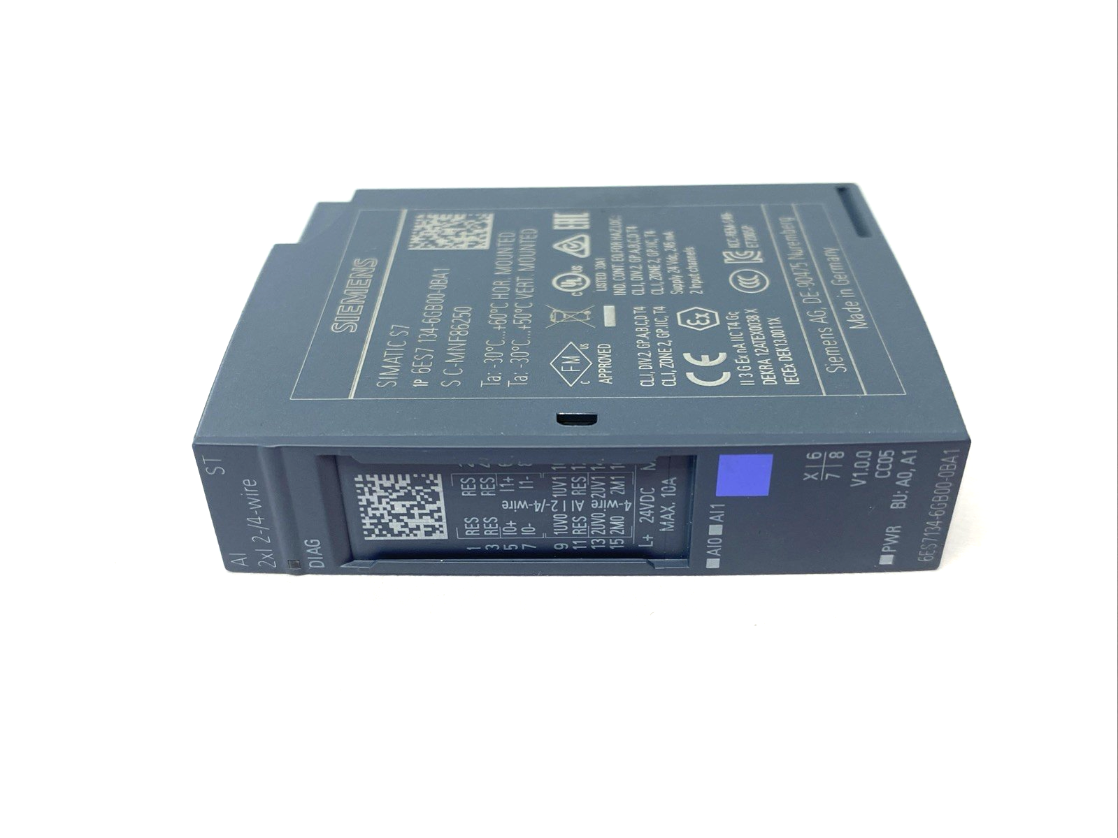 6ES7134-6BD00-0BA0 | Siemens SIMATIC ET 200SP Analog Input Module AI 2xI 2-/4-wire - Used - Maverick Industrial Sales