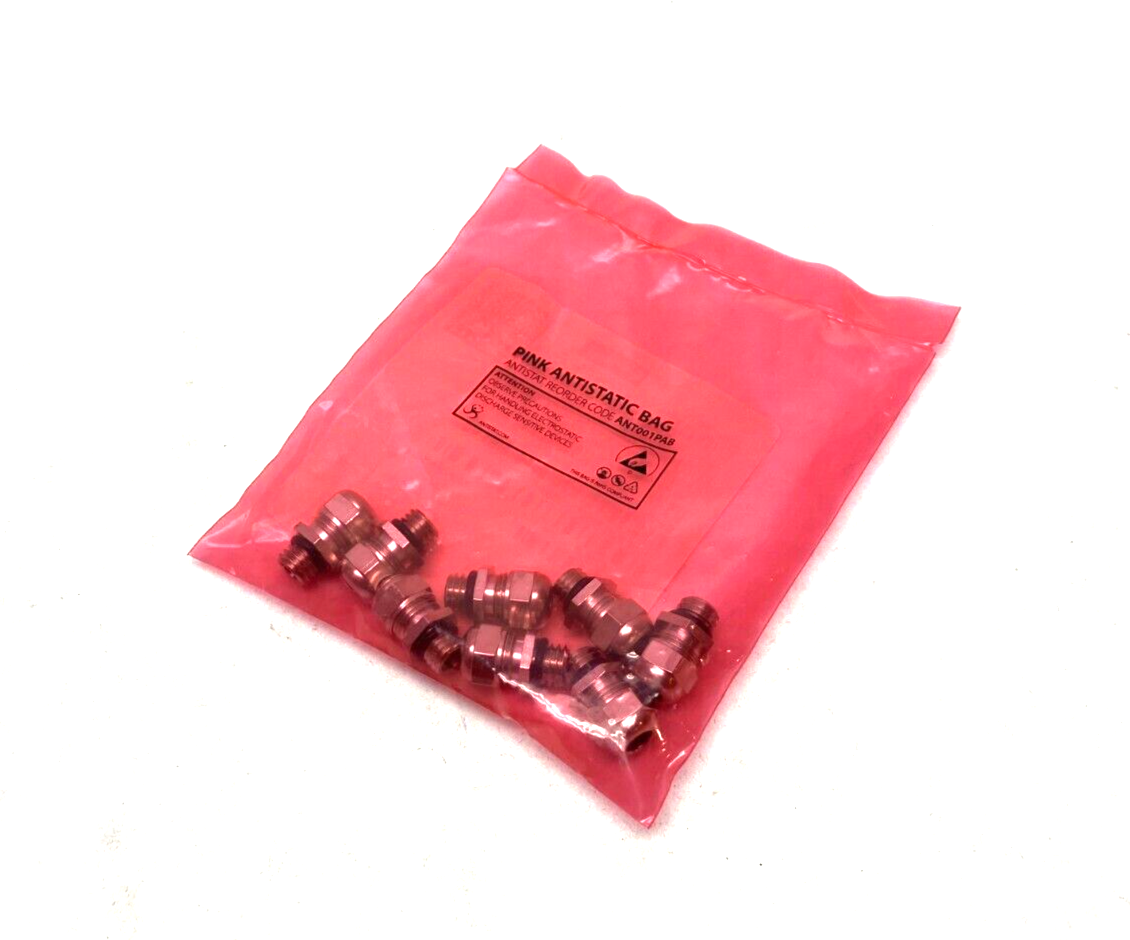 Hylec 111006 Nickel Plated Brass Cable Gland 5mm M8 WADI PKG OF 8 - Maverick Industrial Sales