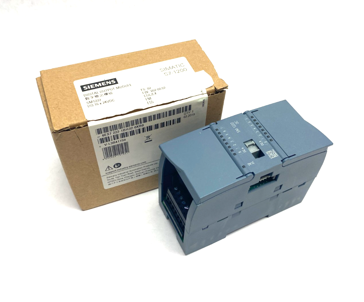 Siemens 6ES7 222-1BH32-0XB0 SIMATIC S7-1200 Digital Output Module DQ 16x24VDC - Maverick Industrial Sales