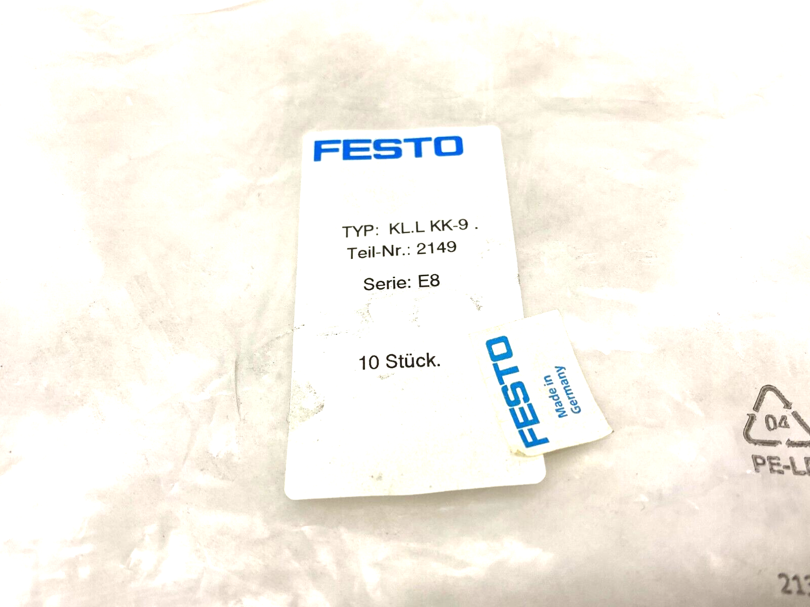 Festo KL.L KK-9 Multi-Tube Holder Blue 2149 PKG OF 5 - Maverick Industrial Sales