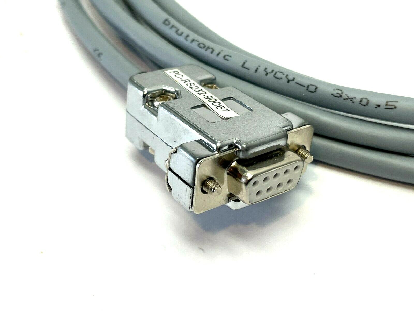 Brutronic LiYCY-0 3x0,5 Cordset RS-232 Female 10ft Length - Maverick Industrial Sales