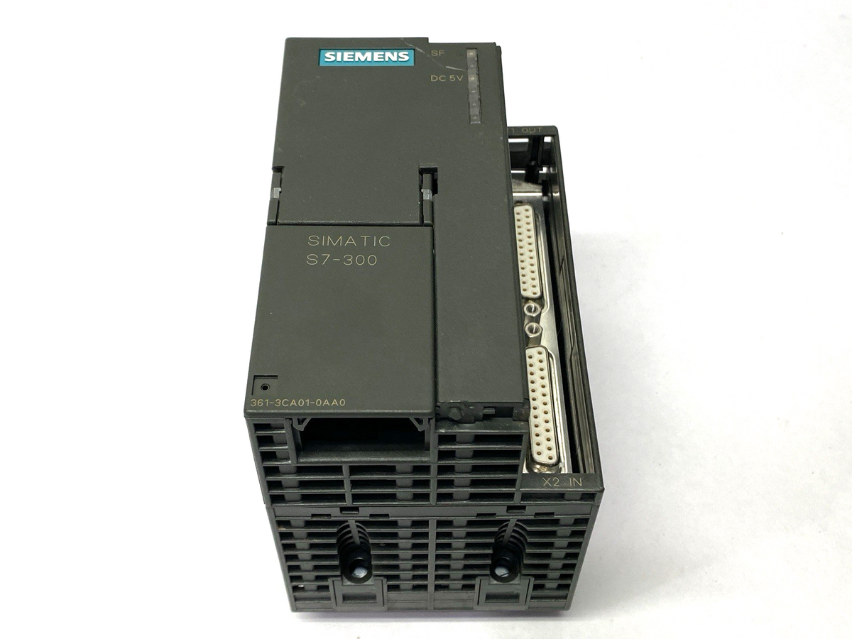 6ES7 361-3CA01-0AA0 | Siemens Simatic Expansion Module MISSING CONNECTOR COVER - Used - Maverick Industrial Sales