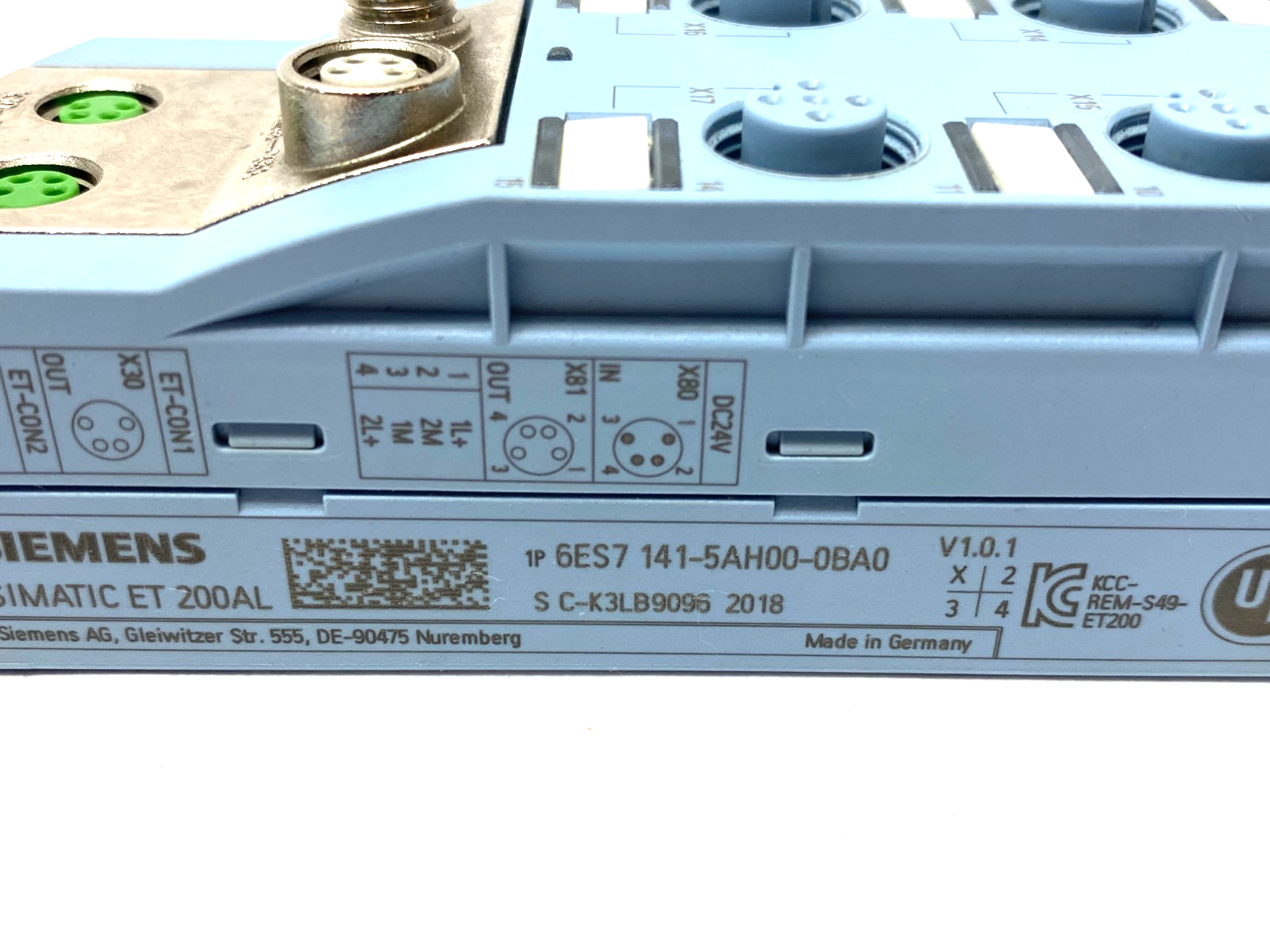 Siemens 6ES7 141-5AH00-0BA0 SIMATIC ET 200AL Digital I/O Module, DI 16x24VDC - Maverick Industrial Sales