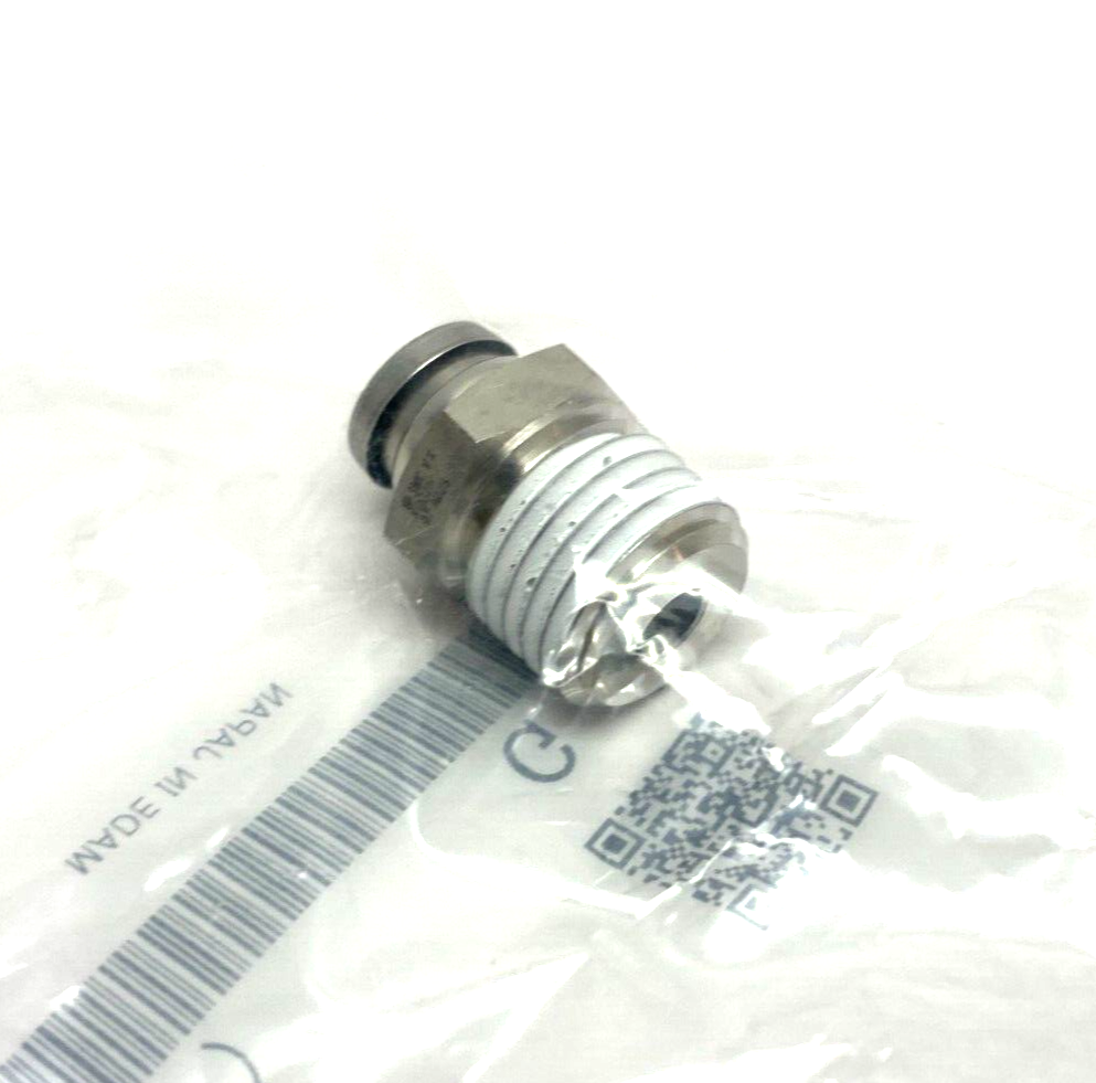 SMC KQG2H07-N02S Stainless Steel Male Push-to-Connect Fitting 1/4" Tube - Maverick Industrial Sales
