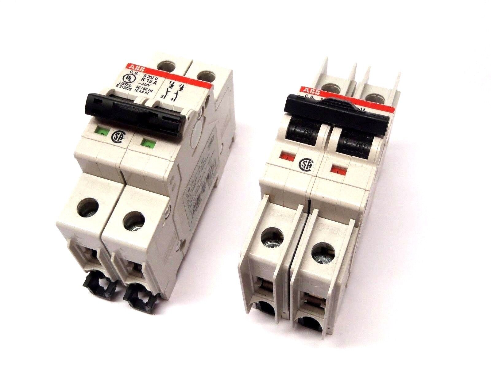 ABB Circuit Breakers W/ S202UP-K15A & S202U-K15A - Maverick Industrial Sales