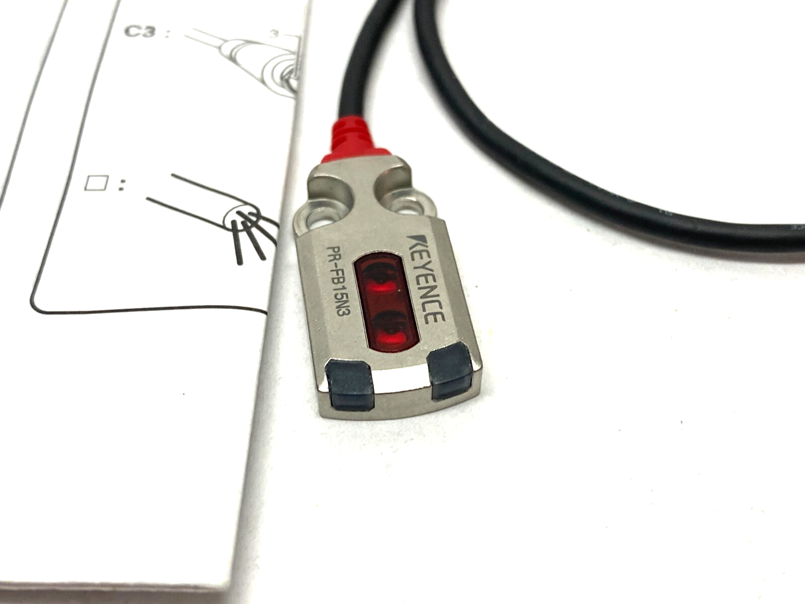 Keyence PR-FB15N3 Self-Contained Flat Reflective Photoelectric Sensor - Maverick Industrial Sales