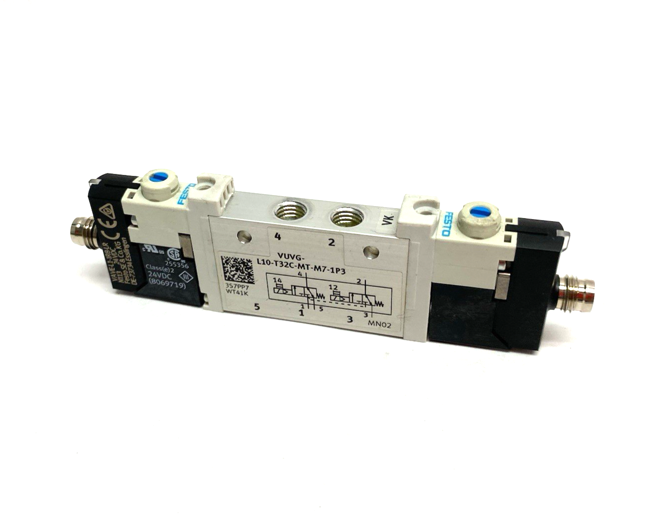 VUVG-L14-T32C-MT-G18-1P3 | Festo Solenoid Valve 2x3/2, closed, Monostable 574368 - Used - Maverick Industrial Sales