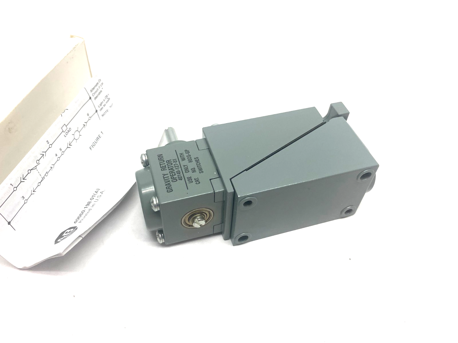 Allen Bradley 802G-GPN Ser. J Gravity Return Limit Switch NEMA Type 1 1 NO, 1 NC - Maverick Industrial Sales