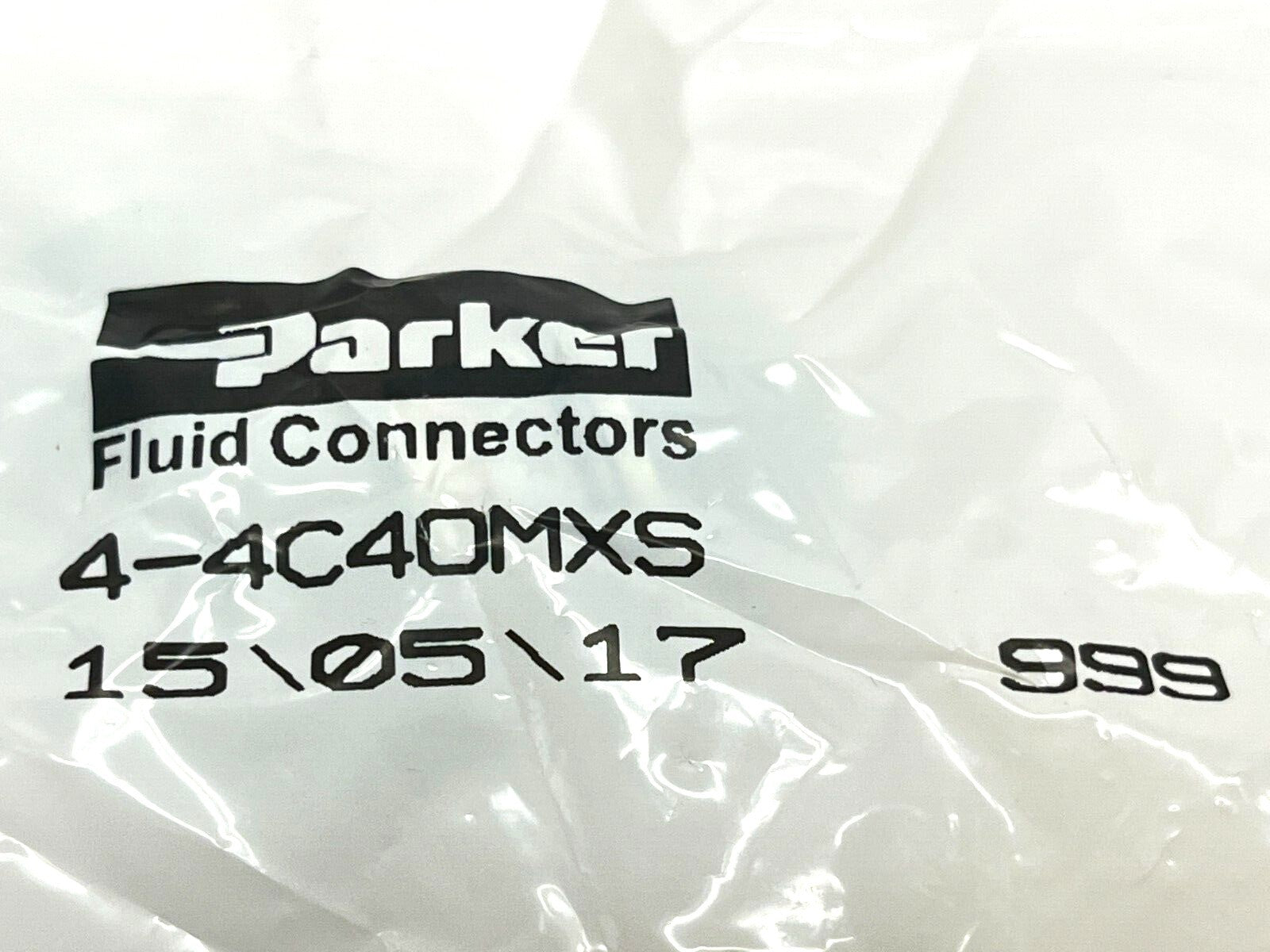 4-4C4OMXS | Parker Triple-Lok 37 Degree Flare JIC Tube Fitting And Adapter - New - Maverick Industrial Sales