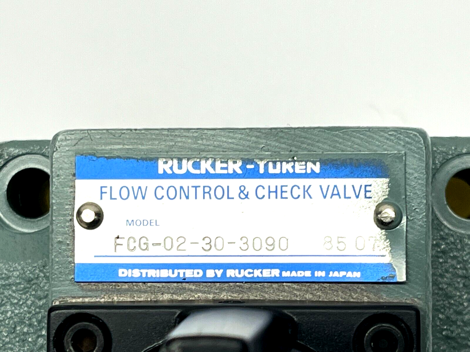 Yuken FCG-02-30-3090 Flow Control & Check Valve - Maverick Industrial Sales