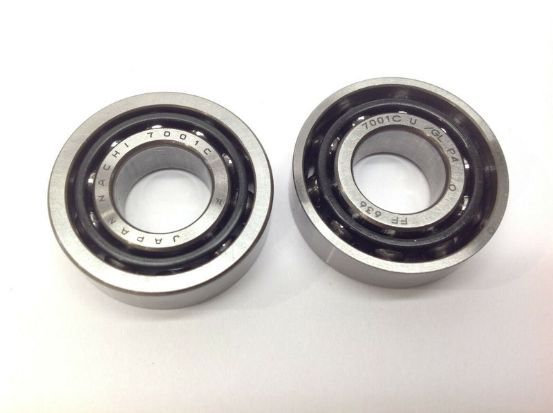 Nachi 35434992 Angular Radial Ball Bearings 7001 CYDU 7001C - Maverick Industrial Sales