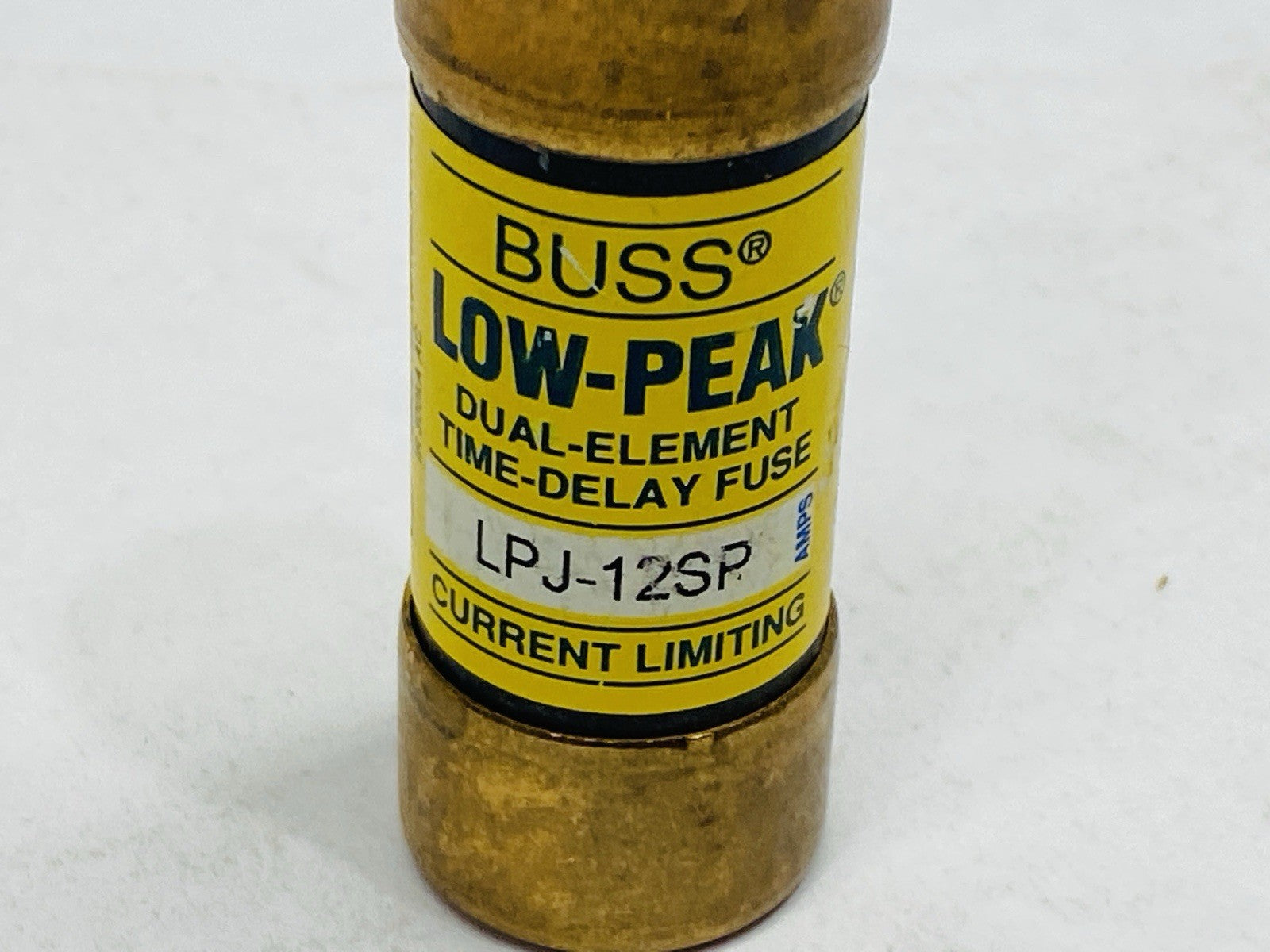 Bussmann LPJ-12SP Time Delay Class J Fuse 12A 600VAC LOT OF 3 - Maverick Industrial Sales