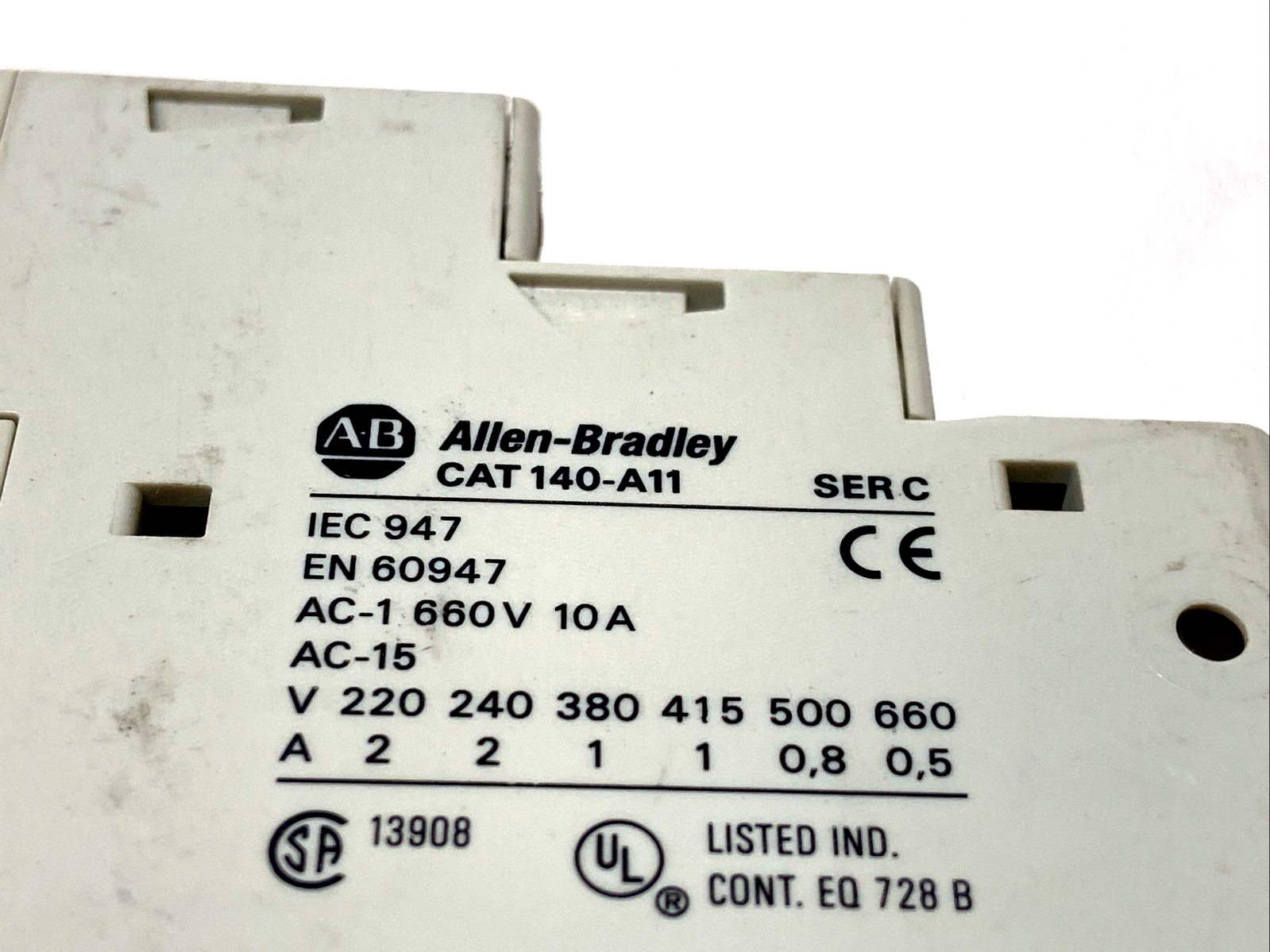 Allen Bradley 140-A11 Ser. C Auxiliary Contact Block LOT OF 4 - Maverick Industrial Sales
