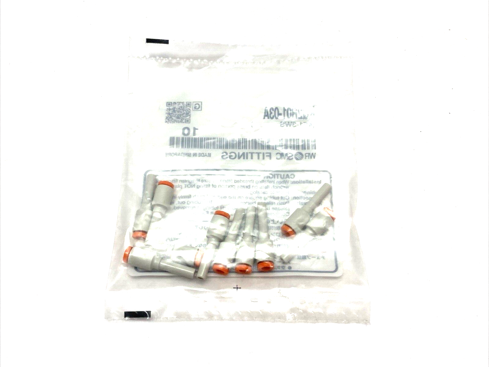 SMC KQ2R01-03A Plug-In Reducer Fitting PKG OF 10 - Maverick Industrial Sales