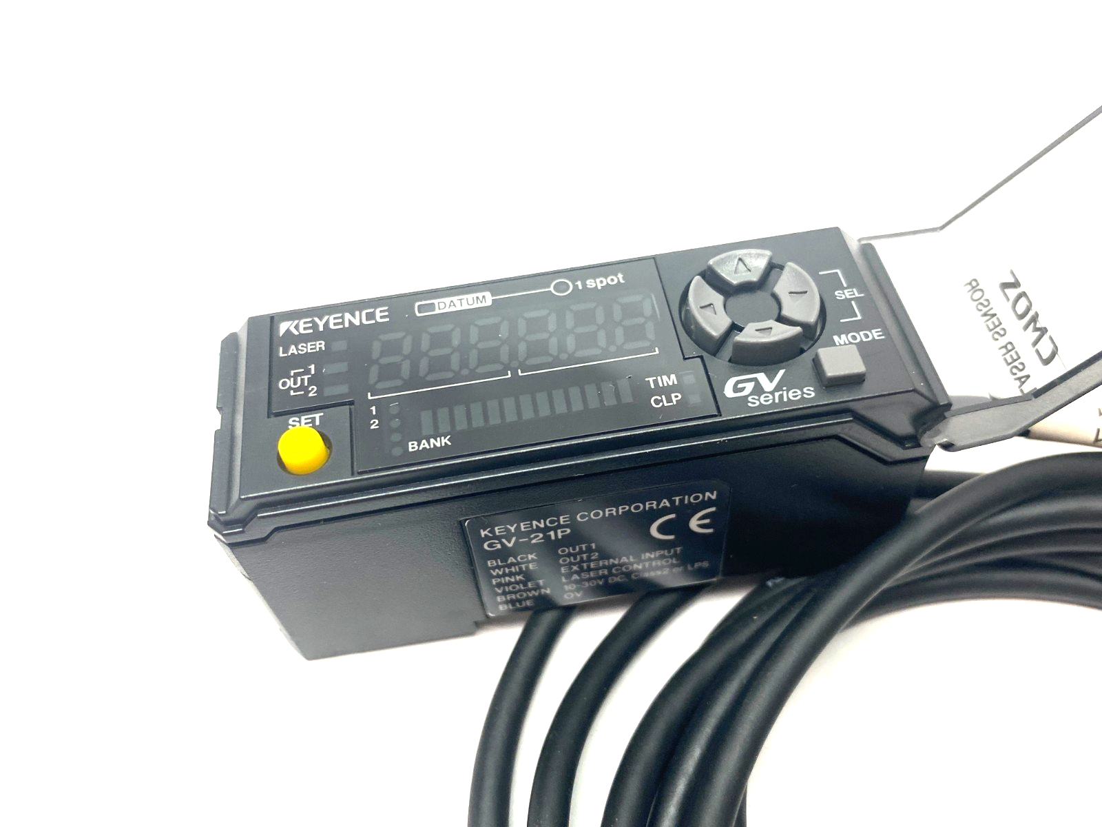 Keyence GV-21P Digital Amplifier Main Unit, for Laser Sensor, PNP - Maverick Industrial Sales