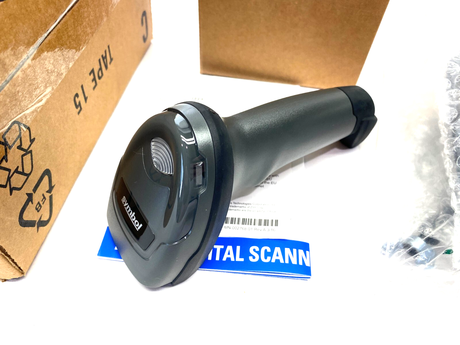 Zebra Symbol DS4308-SR00007ZZWW Handheld Digital Barcode Scanner w/ Stand - Maverick Industrial Sales