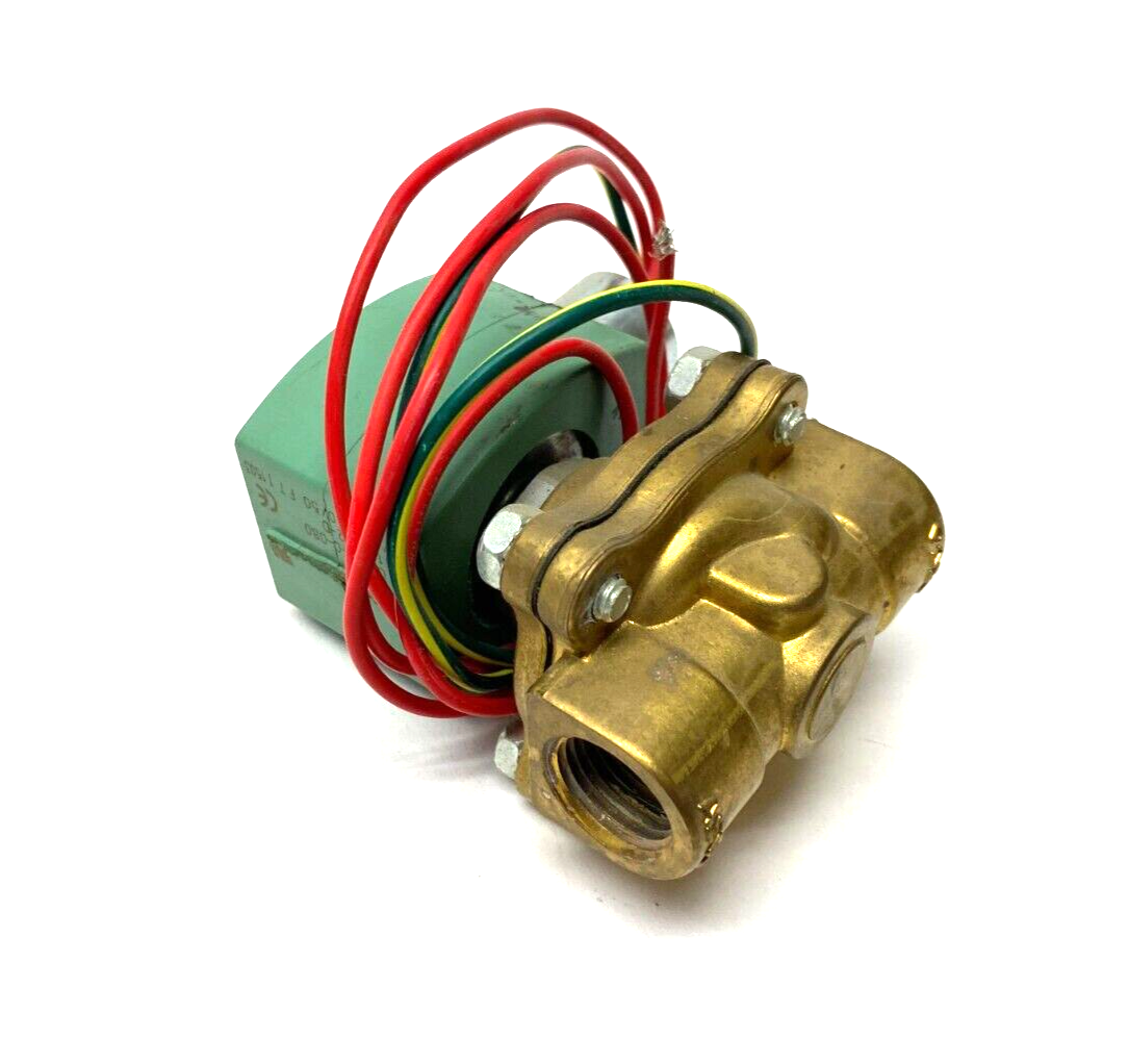 Asco 8210G094N Red Hat II 2-Way Solenoid Valve 120VAC 5/8" Orifice 1/2" NPT - Maverick Industrial Sales