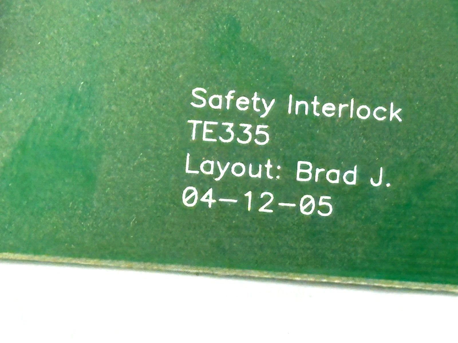 Safety Interlock TE335 PCB Board - Maverick Industrial Sales