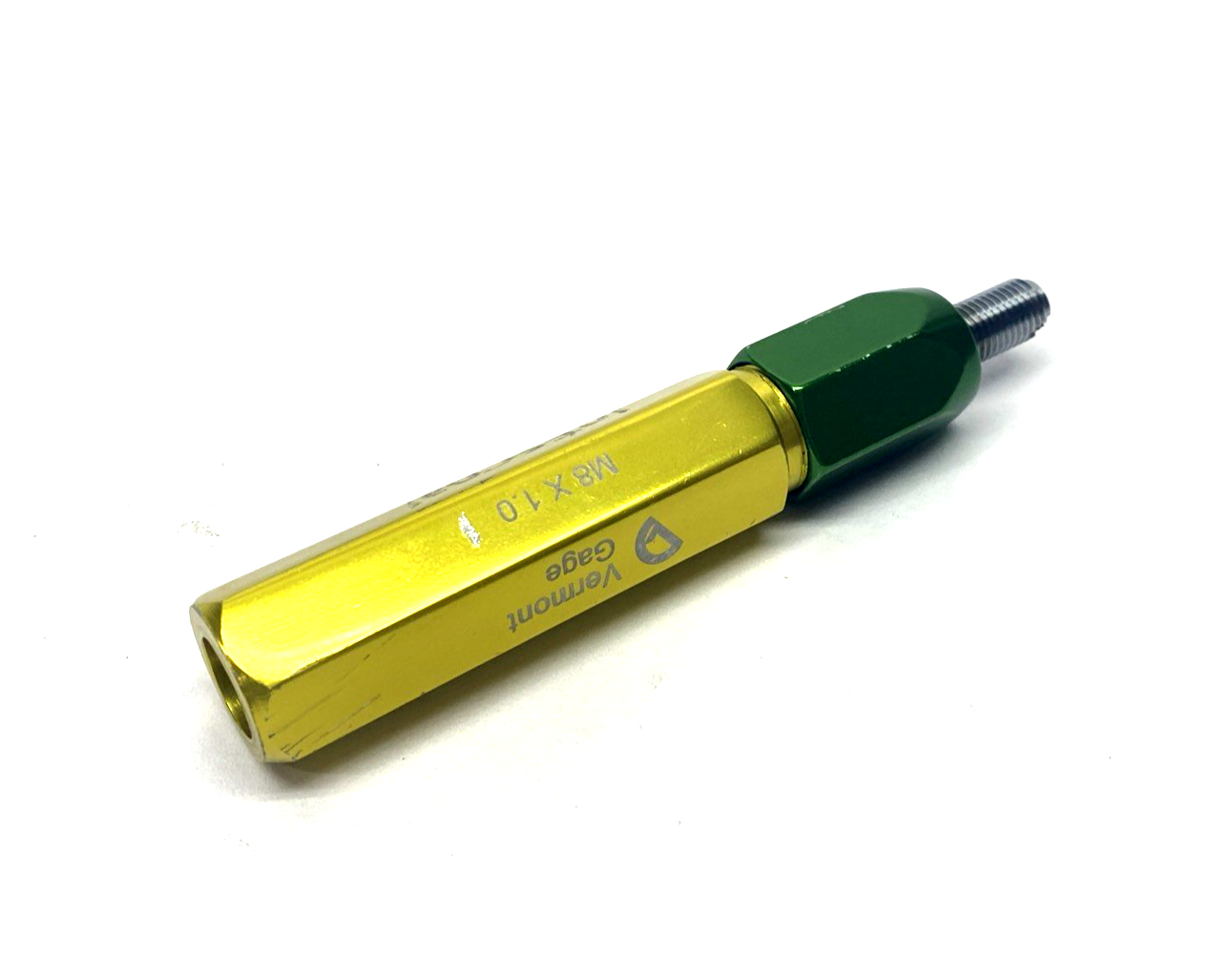 Vermont Gage M8 x 1.0 Internal Thread/Thread Plug Gage, Male/GO Only - Maverick Industrial Sales
