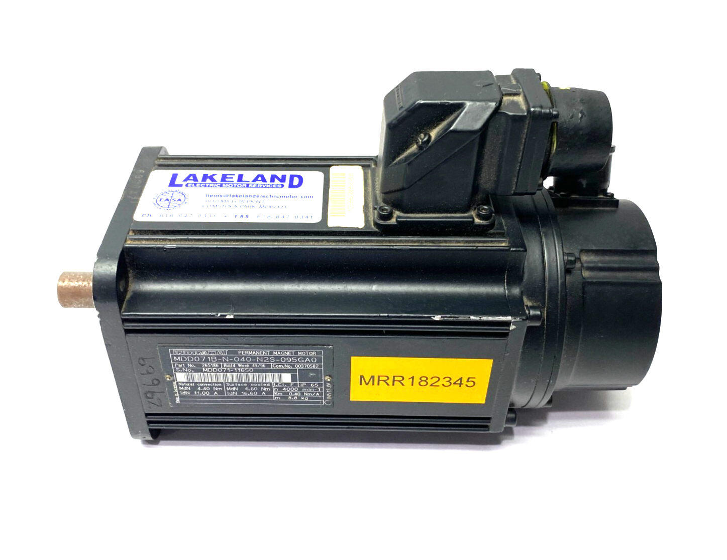 Rexroth Indramat MDD071B-N-040-N2S-095GA0 Servo Motor 3-Phase, R911265186 - Maverick Industrial Sales