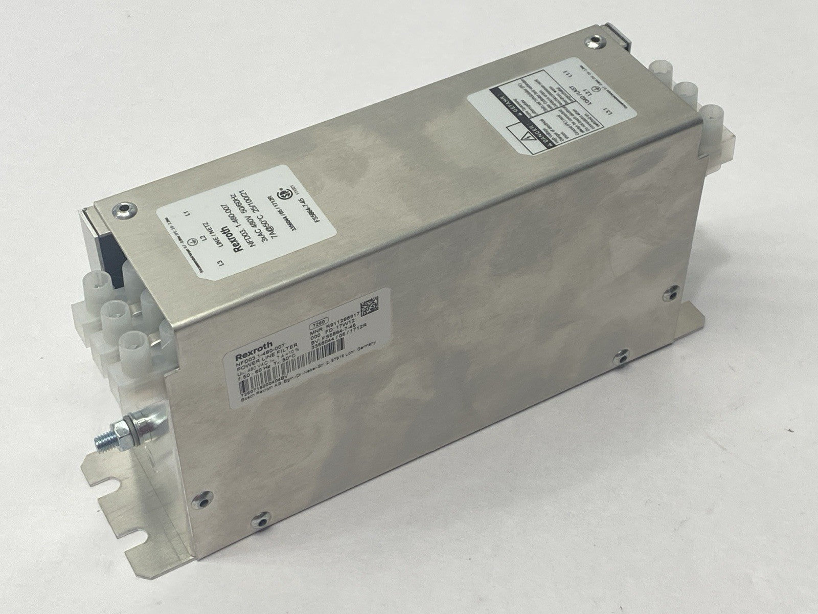 Bosch Rexroth R911286917 Power-Line Filter NFD03.1-480-007 - Maverick Industrial Sales