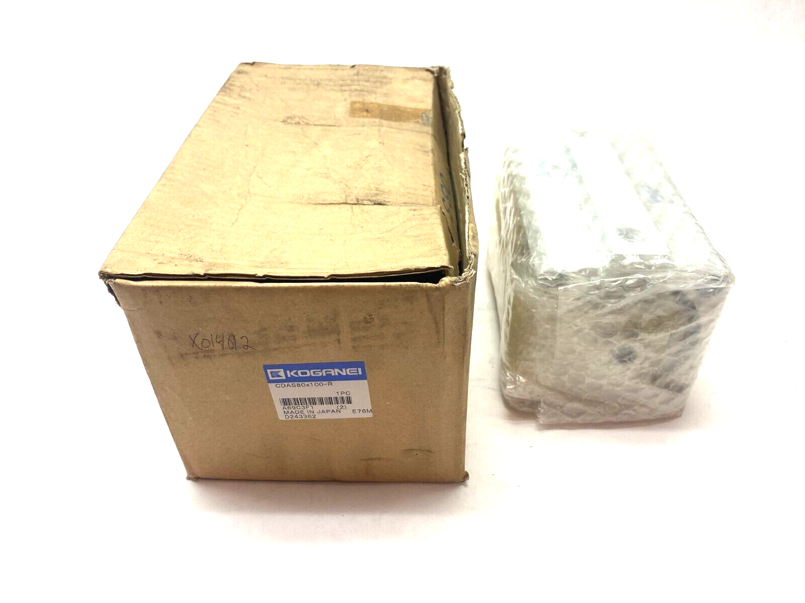 CDAS80X100-R | Koganei Pneumatic Jig Cylinder 80mm Bore 100mm Stroke - New – Open Box - Maverick Industrial Sales