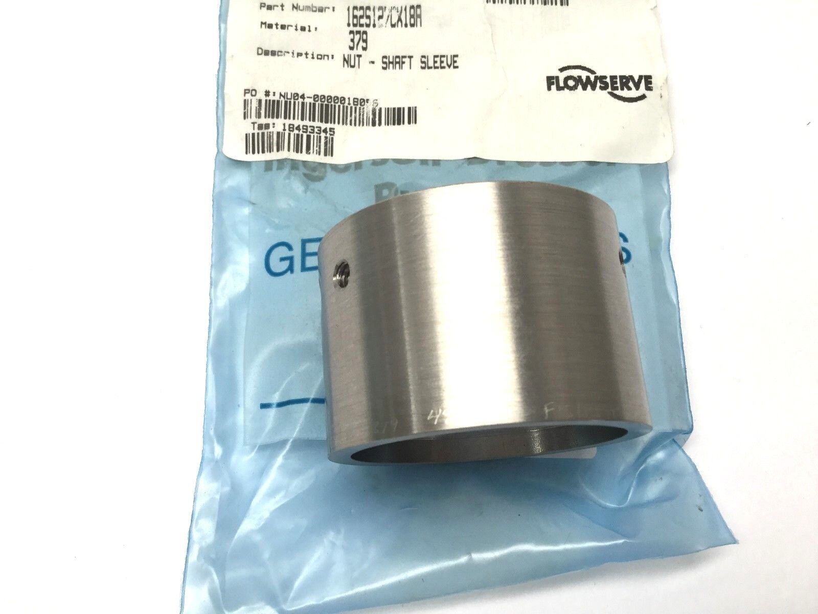 Flowserve Ingersoll-Dresser 162S127CX18A Nut Shaft Sleeve - Maverick Industrial Sales
