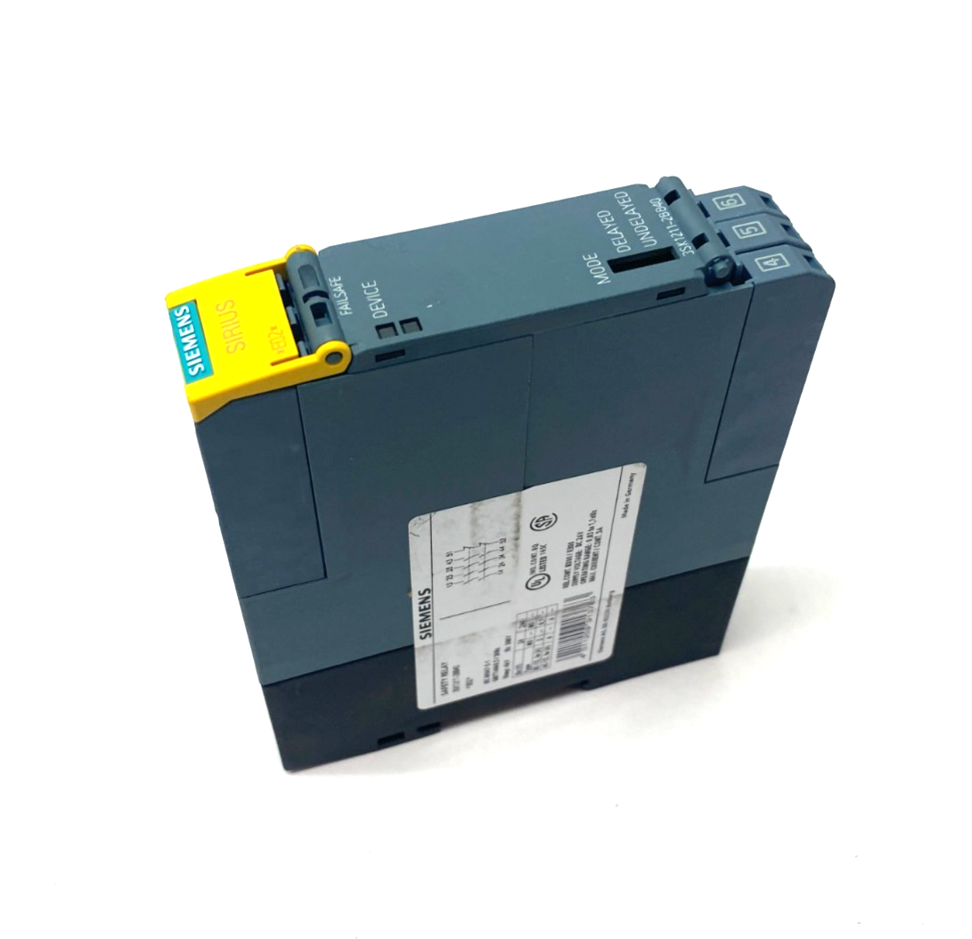 Siemens 3SK1211-2BB40 SIRIUS Safety Relay, Spring-Type, Output Exp MISSING COVER - Maverick Industrial Sales