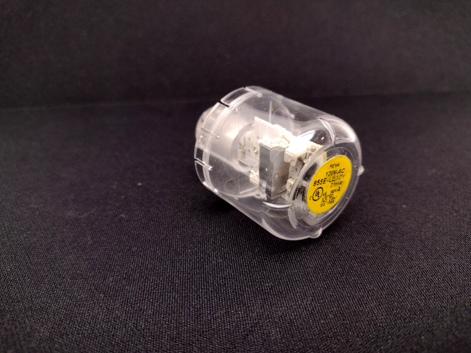 Allen Bradley 855E-LL10Y 120V AC 21mA Rev 4 Yellow LED Stack Light Bulb - Maverick Industrial Sales