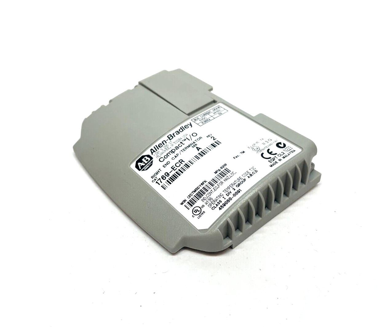 Allen Bradley 1769-ECR Ser. A Rev. 2 CompactLogix Right End Cap / Terminator - Maverick Industrial Sales