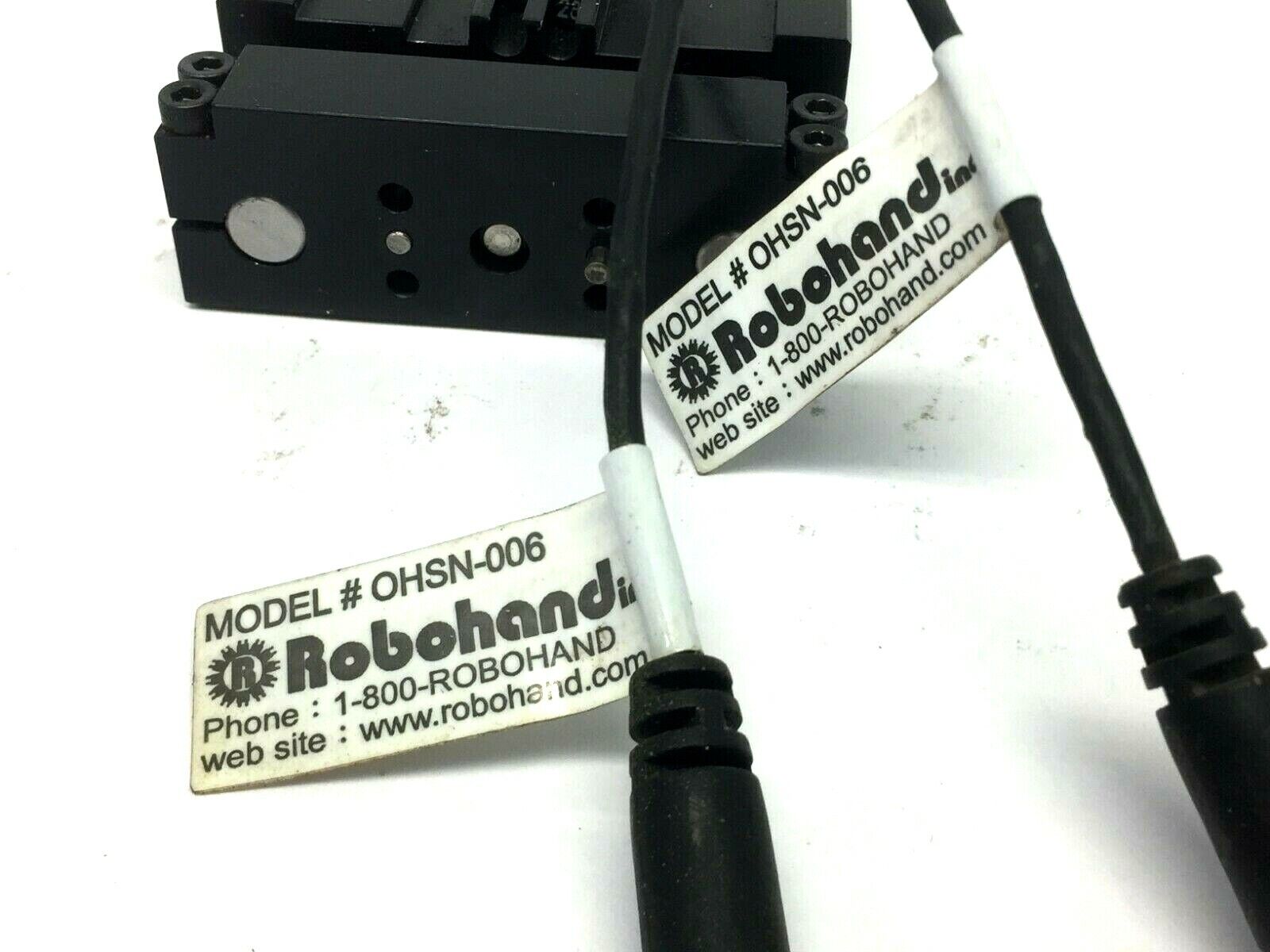 Robohand DLK-08-B-C-1.5-D Pneumatic Slide w/ OHSN-006 Sensors - Maverick Industrial Sales