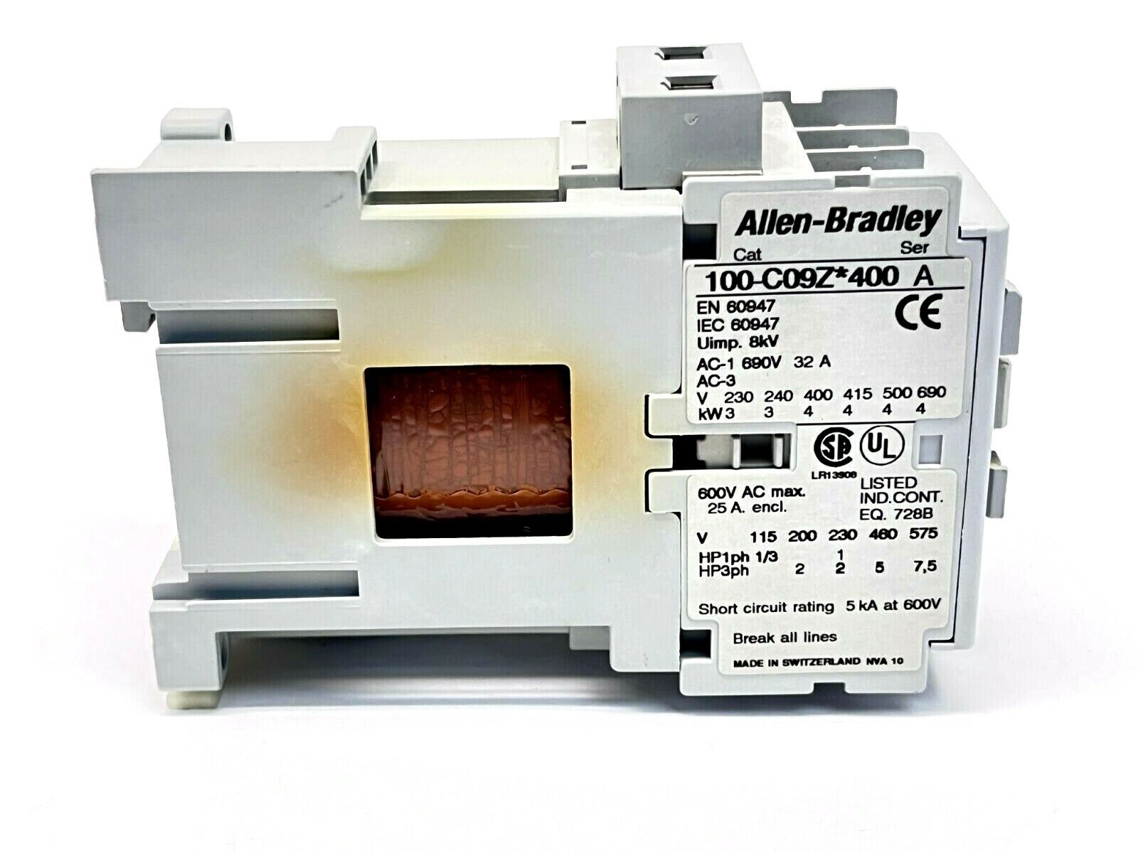 Allen Bradley 100-C09ZF400 Contactor 10A 690V - Maverick Industrial Sales