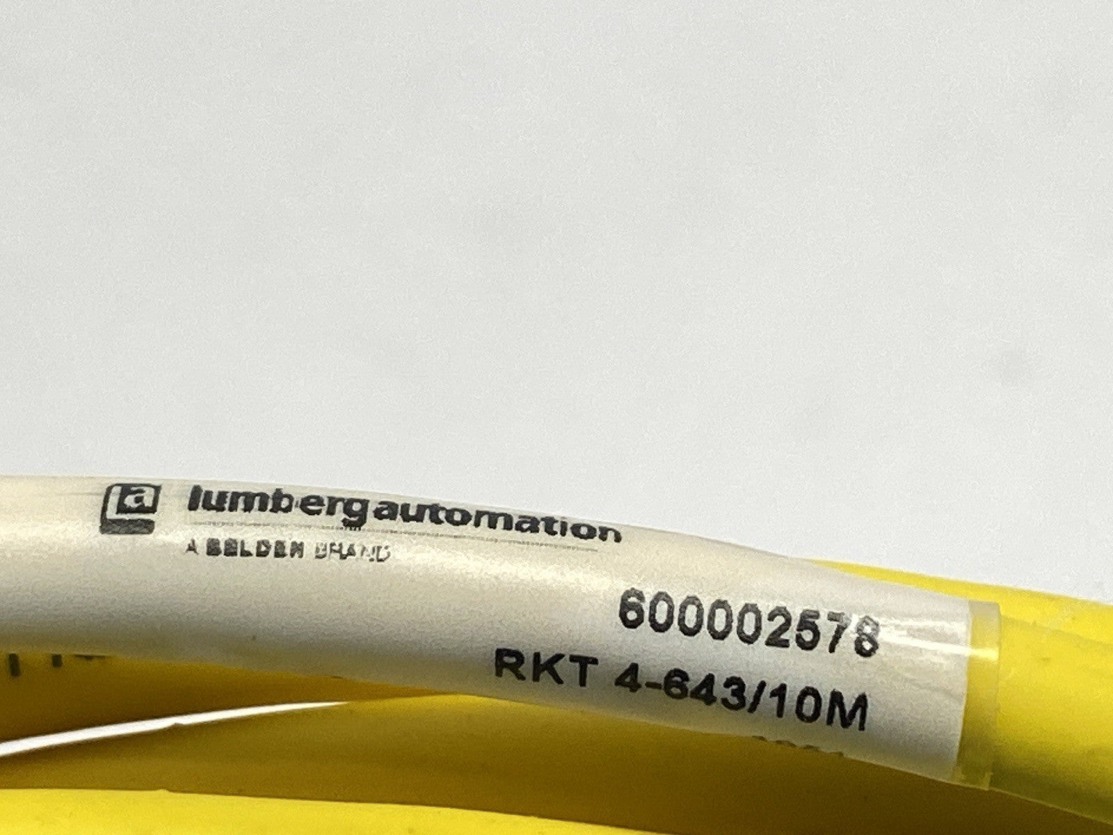 RKT 4-643/10M | Lumberg Automation Actuator Sensor Cable F M12 4-Pin 10M 600002578 - New – Open box - Maverick Industrial Sales
