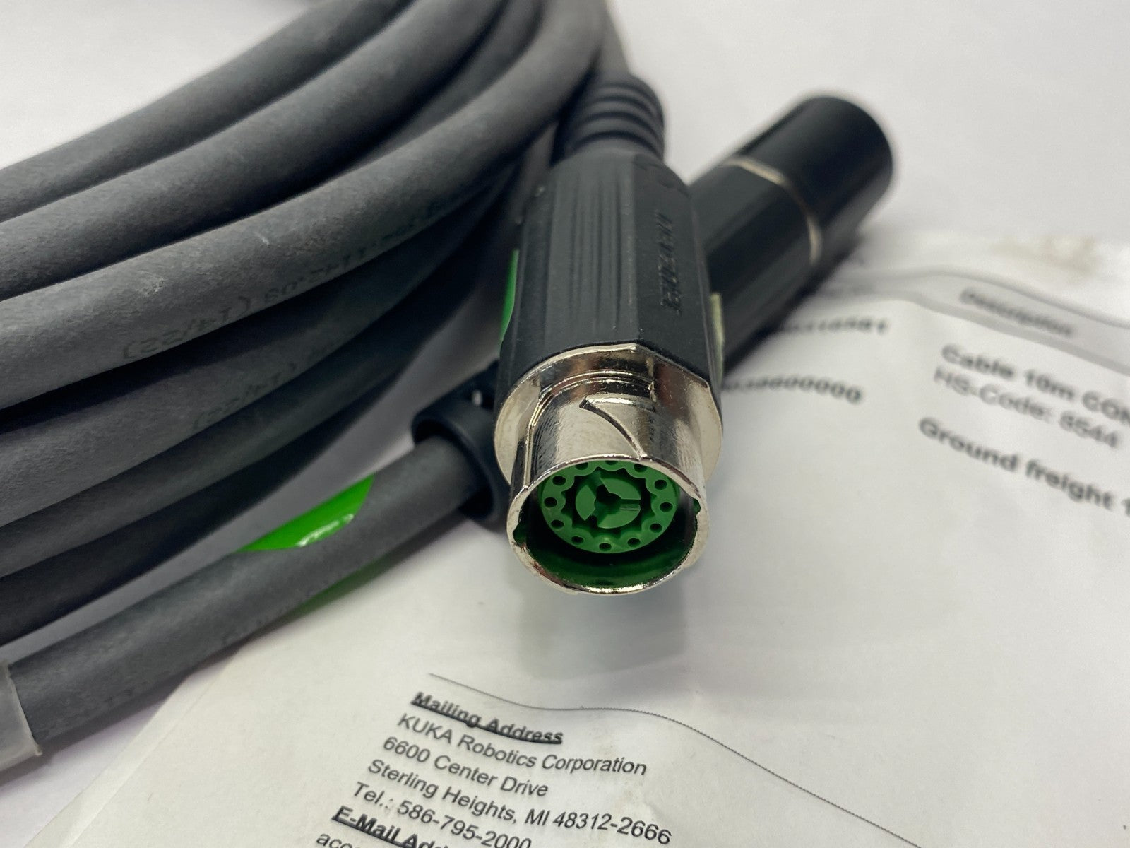Kuka 316581 smartPAD Pendant Extension Cable 10m Length 00-316-581 - Maverick Industrial Sales