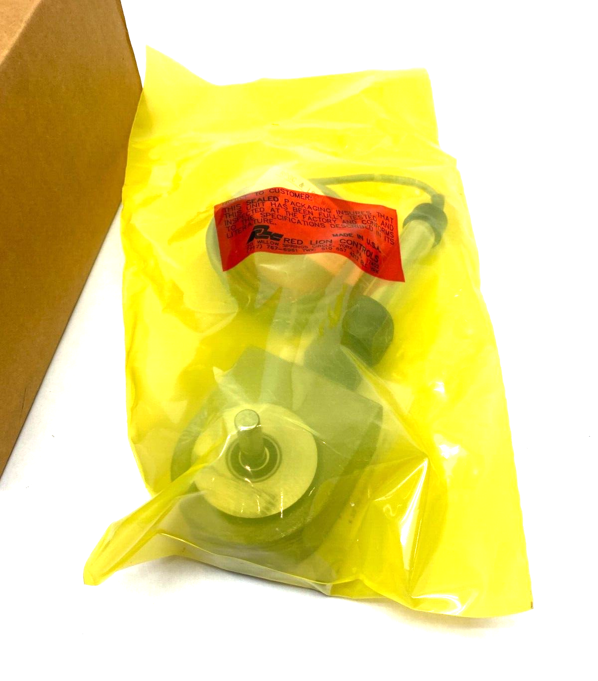 Red Lion Controls LSCSY100 Single-Channel Output Length Sensor 3/8" Shaft - Maverick Industrial Sales