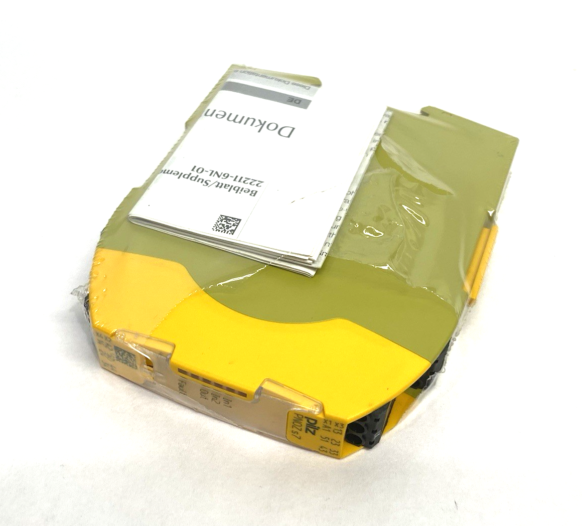 750107 | Pilz Sigma Contact Expansion Safety Relay PNOZ s7 24VDC 4 n/o 1 n/c - New – Open box - Maverick Industrial Sales