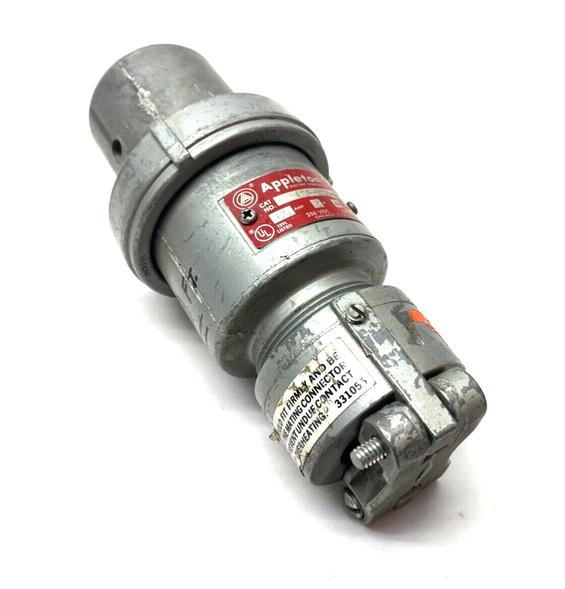 Appleton ACP-6034BC PowerTite Plug 4-Pole 60A 3W 600VAC 250VDC - Maverick Industrial Sales