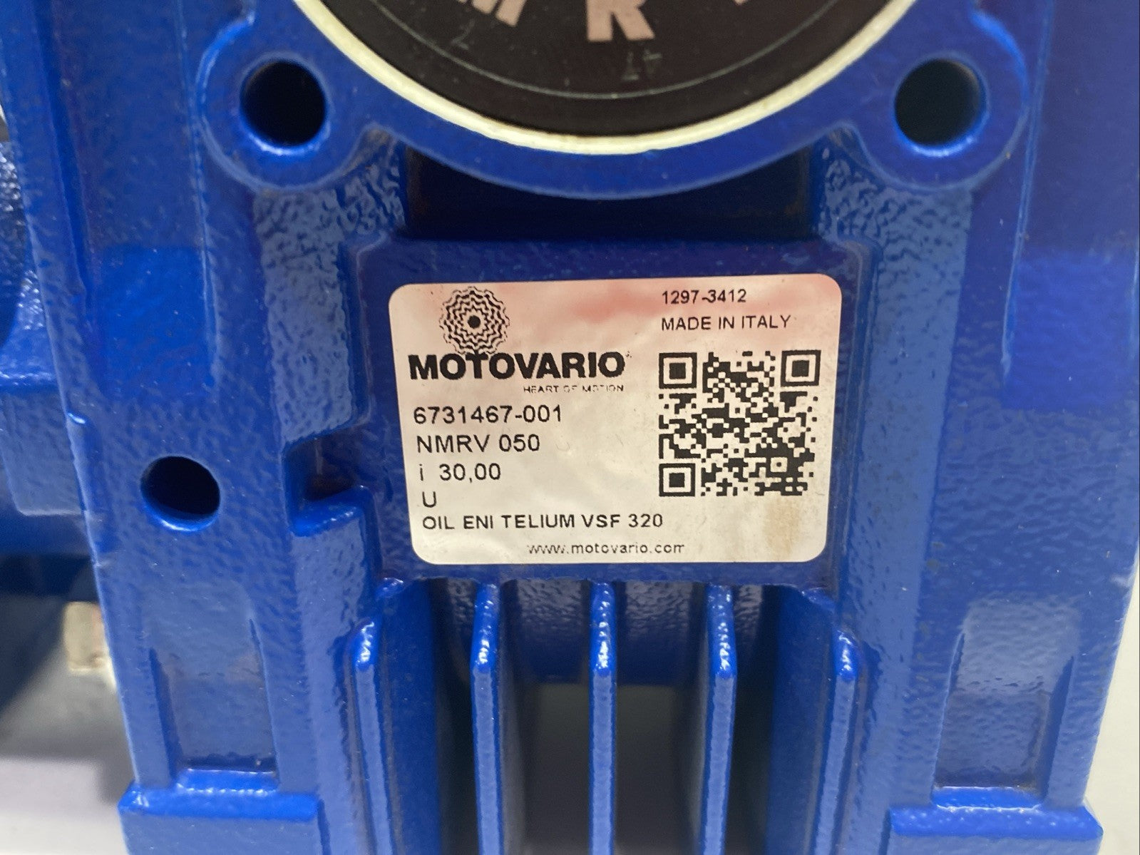 Motovario NMRV050 30,0 120*19 25 U MV Right Angle Worm Gear Reducer 4003321 - Maverick Industrial Sales