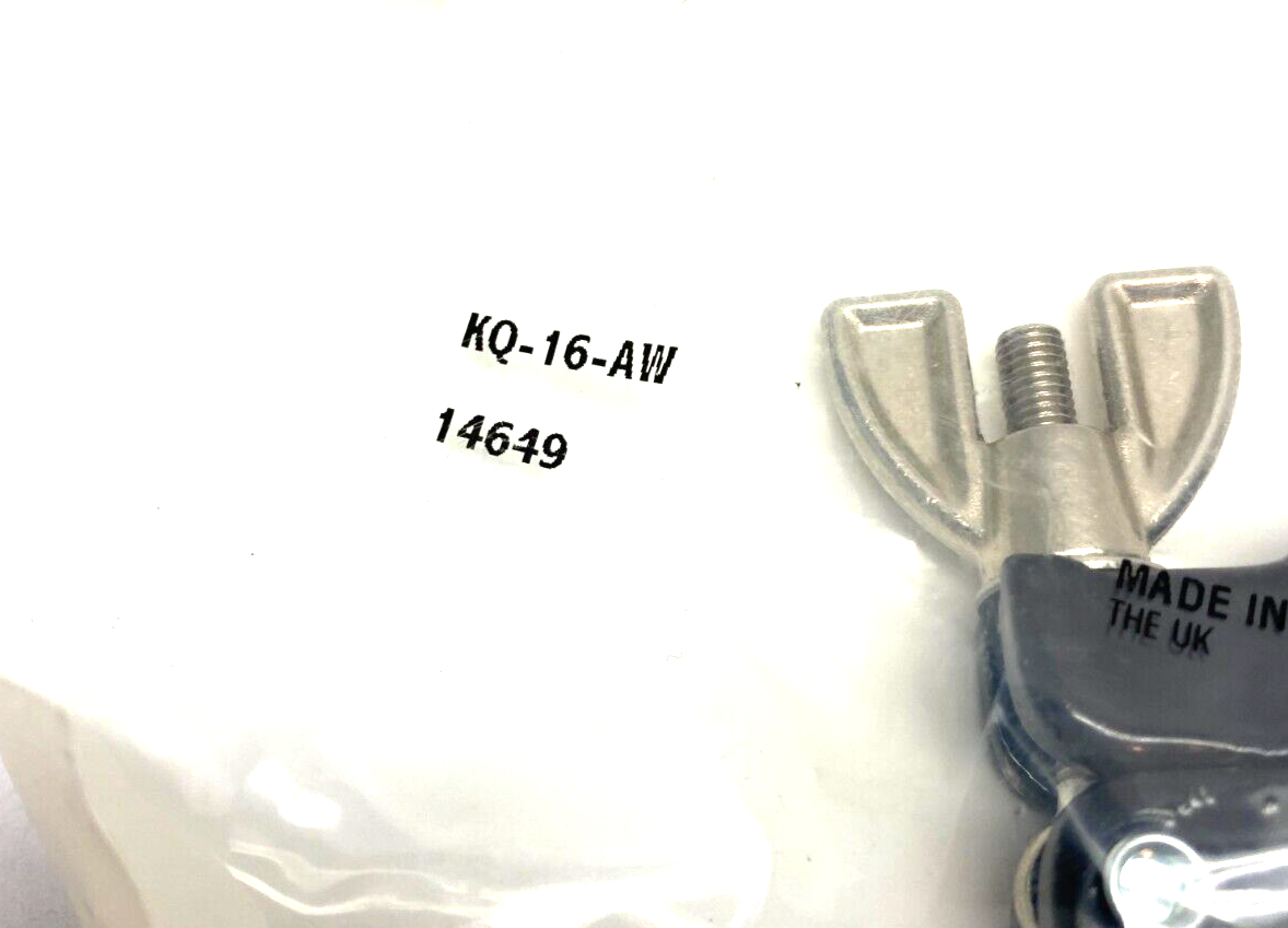 Agilent KQ16AW Wing Nut Quick-Clamp NW10/NW16 Black Finish - Maverick Industrial Sales